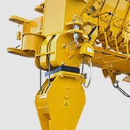 Grue à chenilles MAEDA Système d’arrimage automatique des crochets