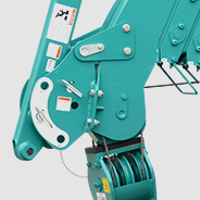 Mini-grue MAEDA Système d’arrimage automatique des crochets