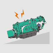 Mini-grue MAEDA schéma de l'alarme d'inclinaison 