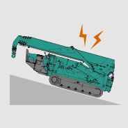Mini-grue MAEDA schéma de l'alarme d’inclinaison