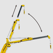 Flèchette hydraulique (1,5t) pour grue a chenilles